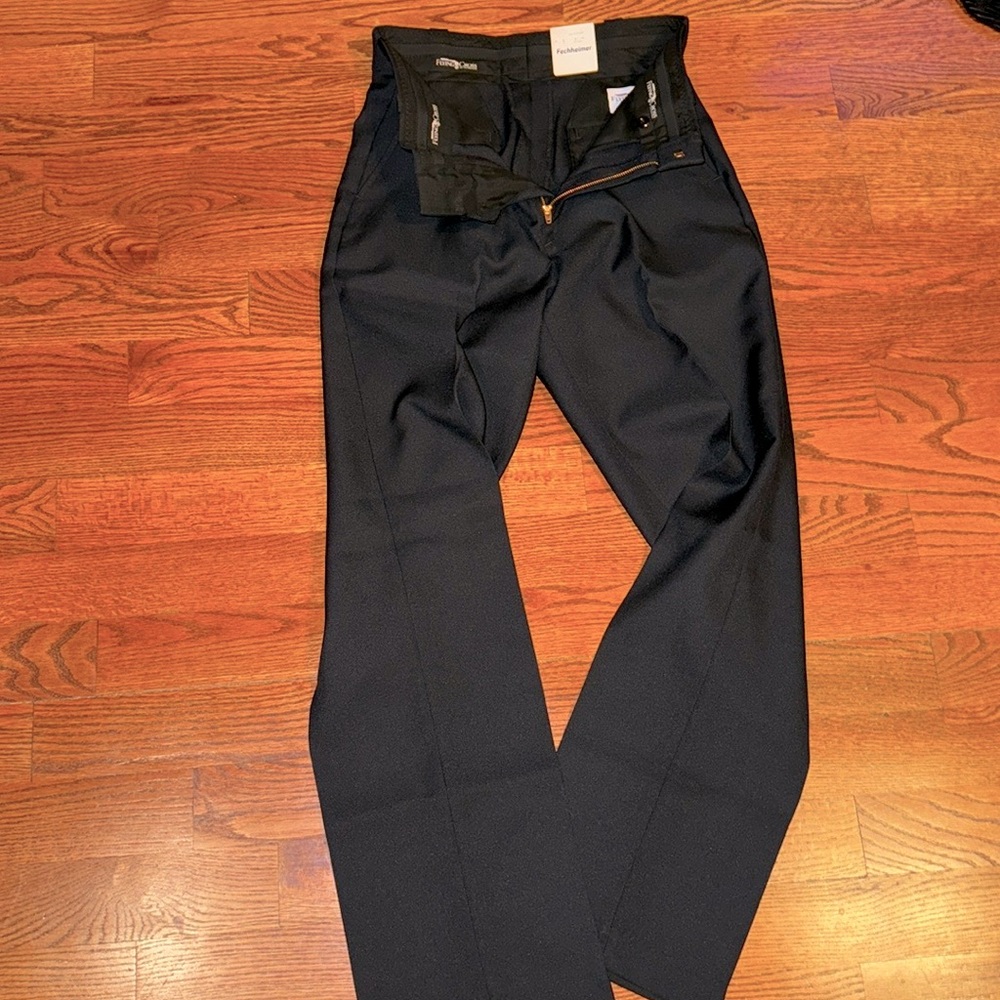 NWT Mens’ Flying Cross Black Uniform/Work Pant Polyester Size 32 with 32.5” Hem